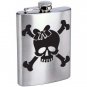 Roller Derby Skull with Bow Stainless Steel Alcohol Liquor Flask 6 oz. or 8 oz.