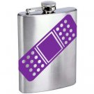 Roller Derby Band Aid Stainless Steel Alcohol Liquor Flask 6 oz. or 8 oz. Roller Derby Band Aid Stainless Steel Alcohol Liquor Flask 6 oz. or 8 oz.
