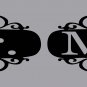 MR & MRS Design Accent Vinyl Sticker Decals