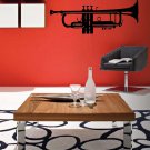 Cool Jazz Trumpet Vinyl Wall Sticker Decal Cool Jazz Trumpet Vinyl Wall Sticker Decal