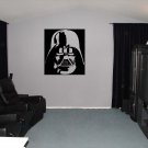 Large Star Wars DARTH VADER Helmet Mask Vinyl Wall Sticker Decal