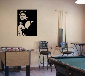 Large Barry Manilow Vinyl Wall Sticker Decal