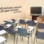 Bear Bryant Alabama Football Sports Quote Vinyl Wall Sticker Decal 18"h x 60"w