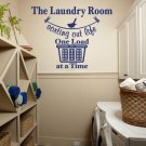 Sorting Out Life Laundry Room Vinyl Wall Quote Sticker Decal 57"w x 44"h
