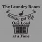 Sorting Out Life Laundry Room Vinyl Wall Quote Sticker Decal 57"w x 44"h