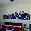 LONDON ENGLAND Skyline Artwork Vinyl Wall Sticker Decal 19"h x 60"w