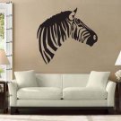 Zebra Head Vinyl Wall Sticker Decal 43 in h x 43 in w Zebra Head Vinyl Wall Sticker Decal 43 in h x 43 in w