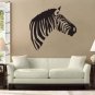 Zebra Head Vinyl Wall Sticker Decal 43 in h x 43 in w