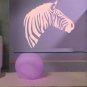 Zebra Head Vinyl Wall Sticker Decal 43 in h x 43 in w