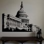 Capitol Building Washington DC Senate Vinyl Wall Sticker Decal 44"h x 60"w