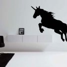 Jumping Unicorn Vinyl Wall Sticker Decal