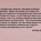 Thomas Paine Classroom Educational Quote Vinyl Wall Sticker Decal 22"h x 48"w