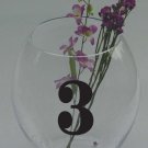 Wedding Table Numbers 1-32 Vinyl Sticker Decals 4"h each