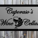 Custom Wine Cellar Vinyl Wall Quote Sticker Decal 18.5"h x 36"w