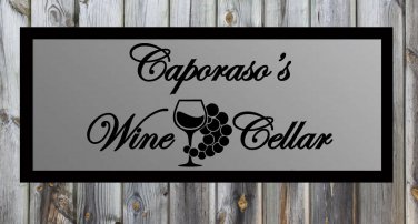 Custom Wine Cellar Vinyl Wall Quote Sticker Decal 18.5"h x 36"w