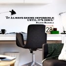 Nelson Mandela Classroom Educational Quote Vinyl Wall Sticker Decal 5.5"h x 40"w