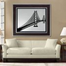 SAN FRAN OAKLAND BAY BRIDGE CA VINYL WALL STICKER DECAL