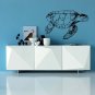 Sea Turtle Vinyl Wall Sticker Decal 22 in h x 29 in w
