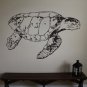 Sea Turtle Vinyl Wall Sticker Decal 22 in h x 29 in w