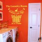 Sorting Out Life Laundry Room Vinyl Wall Quote Sticker Decal 38"w x 29"h