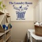 Sorting Out Life Laundry Room Vinyl Wall Quote Sticker Decal 38"w x 29"h
