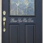 Please Use Side Door Vinyl Sticker Decal 1.5"h x 11"w