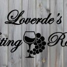 Custom Tasting Room Wine Vinyl Wall Quote Sticker Decal 16"h x 36"w Custom Tasting Room Wine Vinyl Wall Quote Sticker Decal 16"h x 36"w
