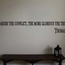Thomas Paine Inspirational Classroom Quote Vinyl Wall Sticker Decal 3.5"h x 40"w Thomas Paine Inspirational Classroom Quote Vinyl Wall Sticker Decal 3.5"h x 40"w