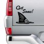 Get Some Redfish Tail Fishing Boat Vinyl Sticker Decal 20"h x 20"w