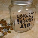 Mommy Daddy SWEAR JAR Vinyl Sticker Decal 5"h x 5"w