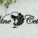 Wine Cellar Quote Vinyl Wall Sticker Decal 6"h x 22"w Wine Cellar Quote Vinyl Wall Sticker Decal 6"h x 22"w