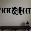 PHOTO BOOTH Camera Vinyl Wall Sticker Decal PHOTO BOOTH Camera Vinyl Wall Sticker Decal