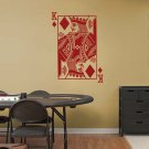 KING of DIAMONDS Playing Card Poker Blackjack Vinyl Wall Sticker Decal KING of DIAMONDS Playing Card Poker Blackjack Vinyl Wall Sticker Decal