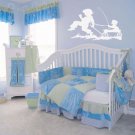 Kids Playing with a Wagon Vinyl Wall Sticker Decal