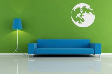 Full Moon Room Vinyl Wall Sticker Decal 19"