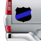 Thin Blue Line Police Fallen Officer Badge Shield Vinyl Sticker Decal 15"w Thin Blue Line Police Fallen Officer Badge Shield Vinyl Sticker Decal 15"w