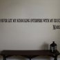 Mark Twain Classroom Education Quote Vinyl Wall Sticker Decal 3.5"h x 40"w