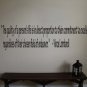 Vince Lombardi Football Sports Quote Vinyl Wall Sticker Decal 4"h x 22"w