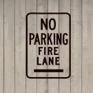 No Parking Fire Lane Sign Wall Quote Vinyl Sticker Decal 12"h x 18"w No Parking Fire Lane Sign Wall Quote Vinyl Sticker Decal 12"h x 18"w