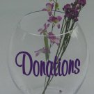 Make your Own DONATIONS or TIPS Jar Vinyl Sticker Decal