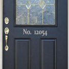 Elegant House Numbers Vinyl Sticker Decal 4.5"h x 22"w