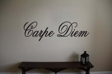 Carpe Diem Seize the Day Vinyl Sticker Decal 7"h x 22"w