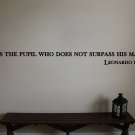 Leonardo da Vinci Inspirational Classroom Vinyl Wall Sticker Decal 3"h x 38"w Leonardo da Vinci Inspirational Classroom Vinyl Wall Sticker Decal 3"h x 38"w