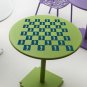 Seahorse Beach Chess & Checker Game Board Vinyl Sticker Decal 20"h x 20"w