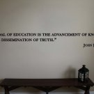 John F. Kennedy Inspirational Classroom Quote Vinyl Wall Sticker Decal 4"h x 36"