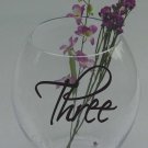 Wedding Table Numbers One - Twenty Vinyl Sticker Decals