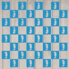 Make Your Own Beach Seahorse Chess Checker Game Board Vinyl Sticker Decal 16"h
