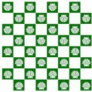 Make Your Own Beach Shell Chess & Checker Game Board Vinyl Sticker Decal 18"h