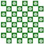 Make Your Own Beach Shell Chess & Checker Game Board Vinyl Sticker Decal 18"h