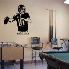 ELI MANNING New York Giants Football Vinyl Wall Sticker Decal 20"w x 18"h ELI MANNING New York Giants Football Vinyl Wall Sticker Decal 20"w x 18"h
